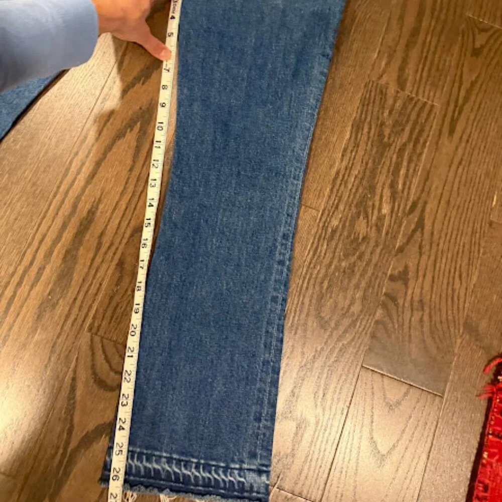 Derek Lam 10 Crosby Gia Mid-Rise Cropped Flare Jeans - Picture 3 of 9